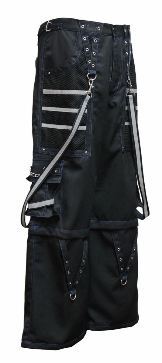 Gothic Chain Wide leg Pants Women Oversize Low Rise Dark Academic Trousers 90s